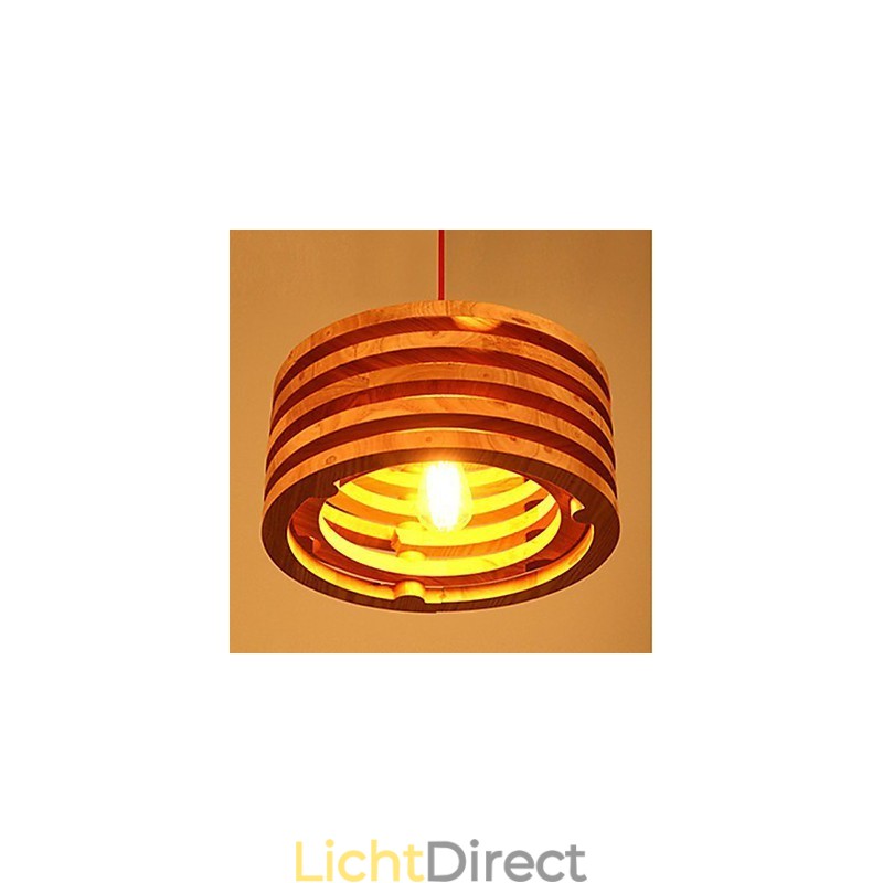 Wilgenhouten lamp kroonluchter houten