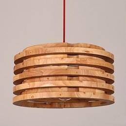 Wilgenhouten lamp kroonluchter houten