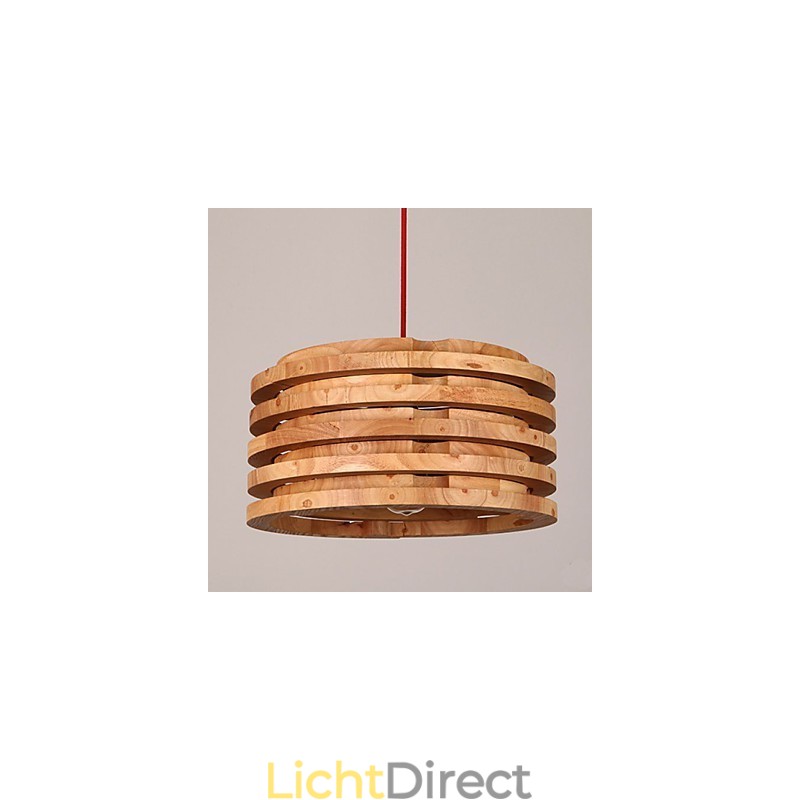 Wilgenhouten lamp kroonluchter houten