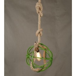 Retro Café Kunst Kroonluchter Kroonluchter Touw