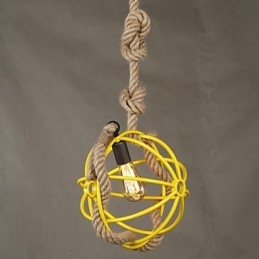 Retro Café Kunst Kroonluchter Kroonluchter Touw