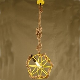 Retro Café Kunst Kroonluchter Kroonluchter Touw