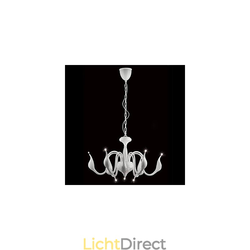 Moderne eigentijdse gegalvaniseerde metalen kroonluchter