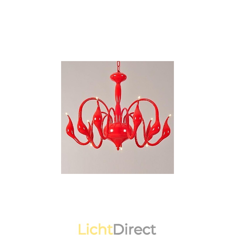 Moderne eigentijdse gegalvaniseerde metalen kroonluchter