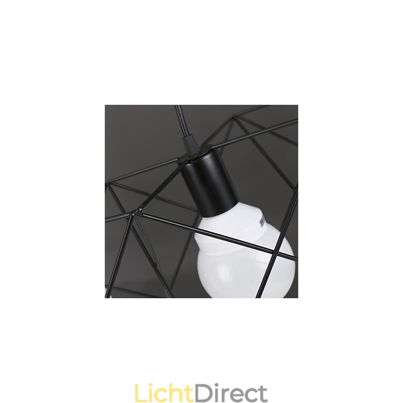 Gecontracteerd en eigentijds creatief ontwerp enkele smeedijzeren kop hanglamp