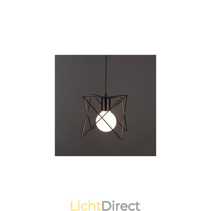Gecontracteerd en eigentijds creatief ontwerp enkele smeedijzeren kop hanglamp