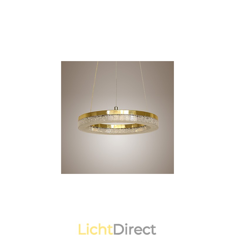 Kristallen hanglamp gouden moderne lamp