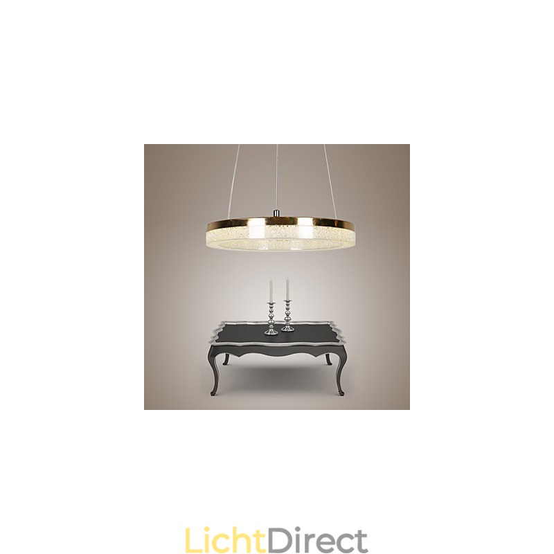 Kristallen hanglamp gouden moderne lamp