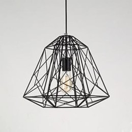Retro Kleine Zittende Smeedijzeren Diamant Hanglamp