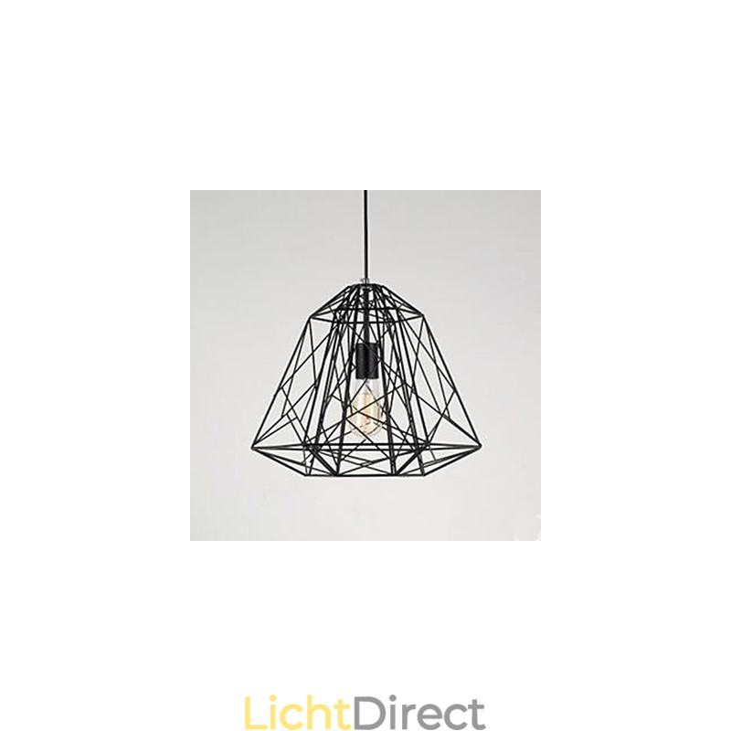 Retro Kleine Zittende Smeedijzeren Diamant Hanglamp