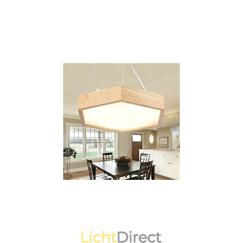 Moderne eigentijdse landelijke mini-stijl andere houten bamboe hanglamp